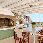 ヴィラ Magdalena Mykonos Agios Ioannis Diakoftis